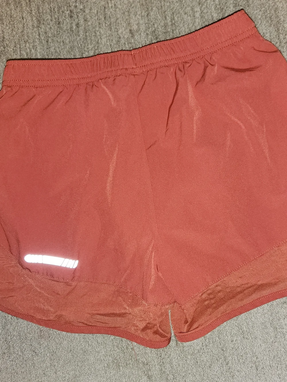BCG Women's Cinnamon Running/Athletic Shorts with Reflective Accents Small